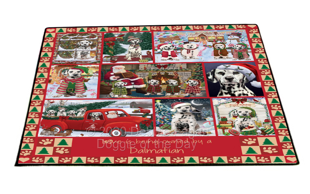 Dalmatian Dog Floor Mat Personalized Pet Door Mat Valentine Day NWT - Picture 23 of 51