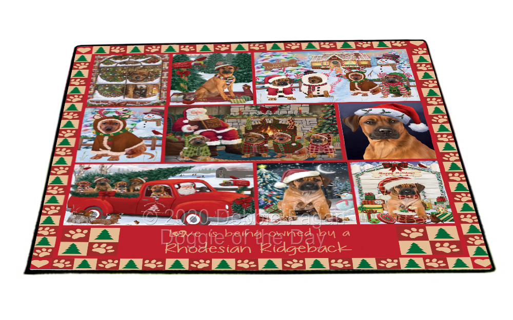 Rhodesian Ridgeback Dog Floor Mat Personalized Door Mat Valentine Day NWT - Picture 22 of 48