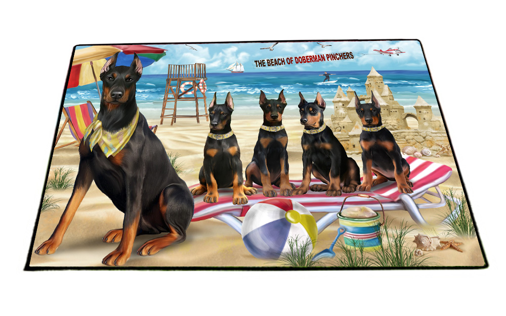 Doberman Pinscher Dog Floor Mat Personalize Pet Door Mat Valentine Day NWT - Picture 46 of 52