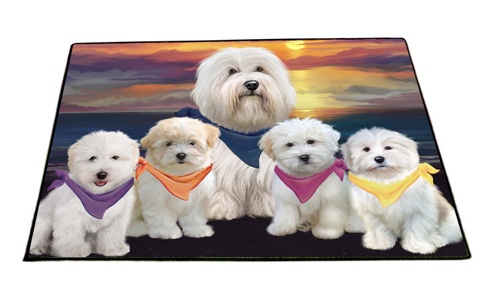 Coton De Tulear Dog Floor Mat Personalized Pet Door Mat Valentine Day NWT - Picture 26 of 40