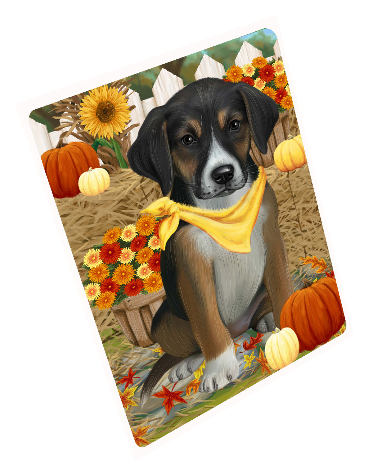 Herbst Herbst Gruß Hund Katze Haustier Foto Kühlschrank Magnet 8,7x11,5 Zoll - Bild 18 von 159