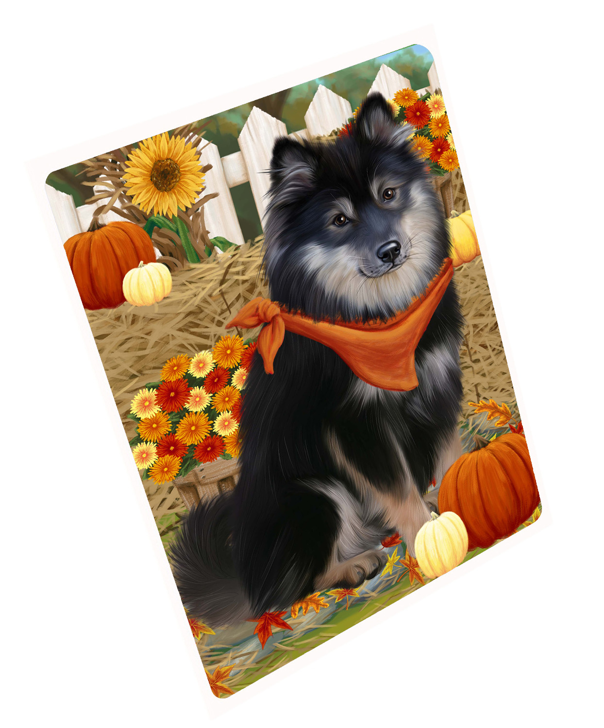 Herbst Herbst Gruß Hund Katze Haustier Foto Kühlschrank Magnet 8,7x11,5 Zoll - Bild 146 von 159
