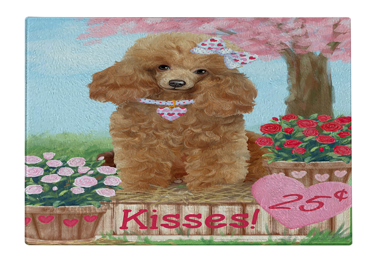 Tabla de cortar caniche perro vidrio templado cocina personalizada nueva con etiquetas - Imagen 72 de 133