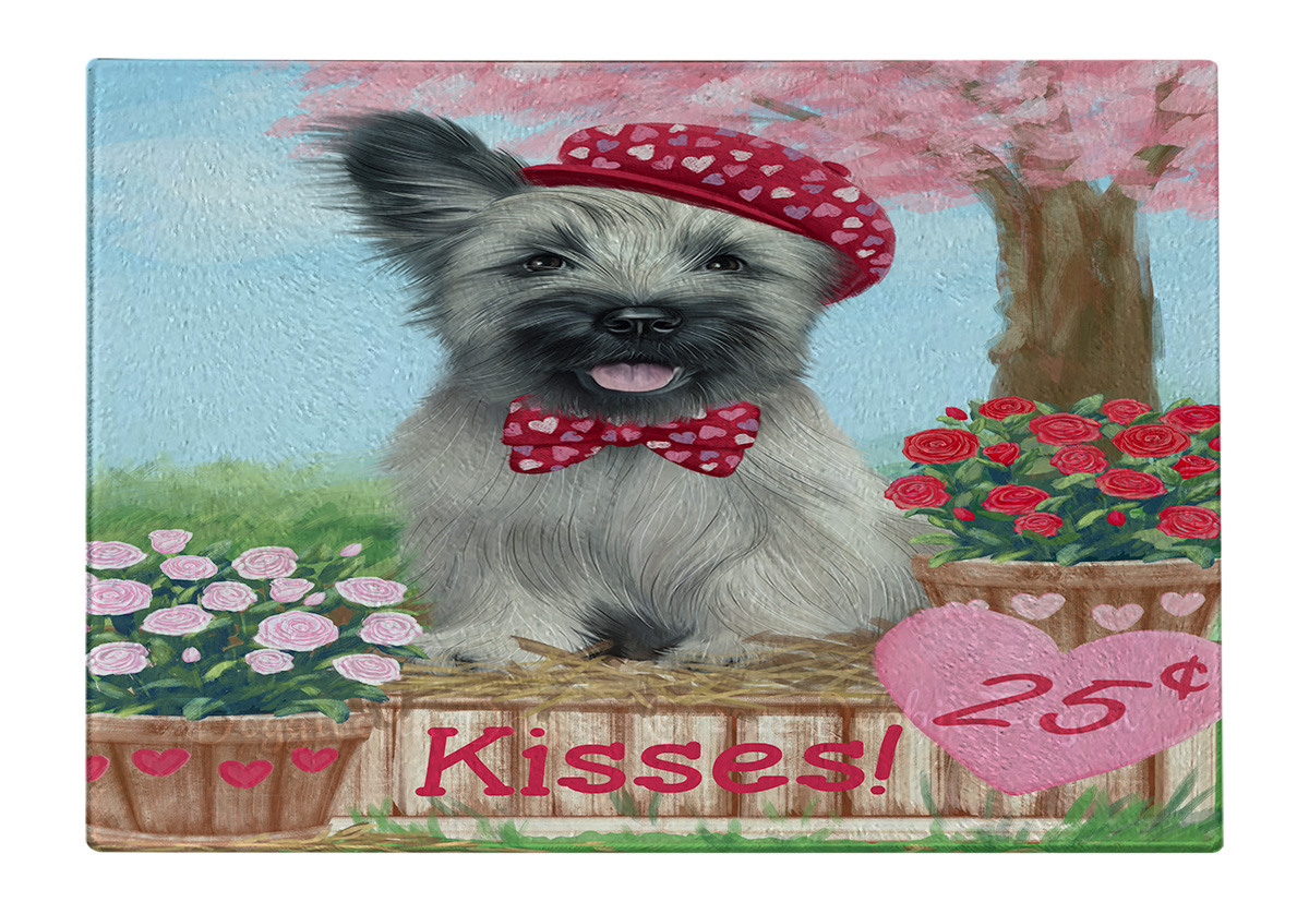 Skye Terrier Hund Schneidebrett Hartglas Personalisiert Küche Individuell Neu mit Etikett - Bild 47 von 72