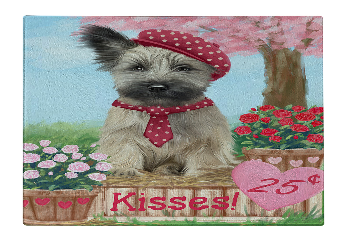 Skye Terrier Hund Schneidebrett Hartglas Personalisiert Küche Individuell Neu mit Etikett - Bild 48 von 72