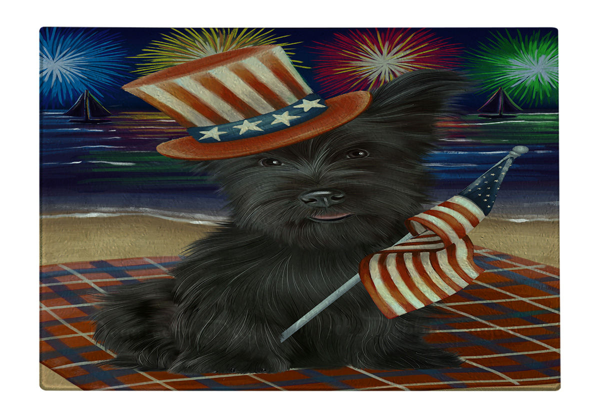 Skye Terrier Hund Schneidebrett Hartglas Personalisiert Küche Individuell Neu mit Etikett - Bild 45 von 72