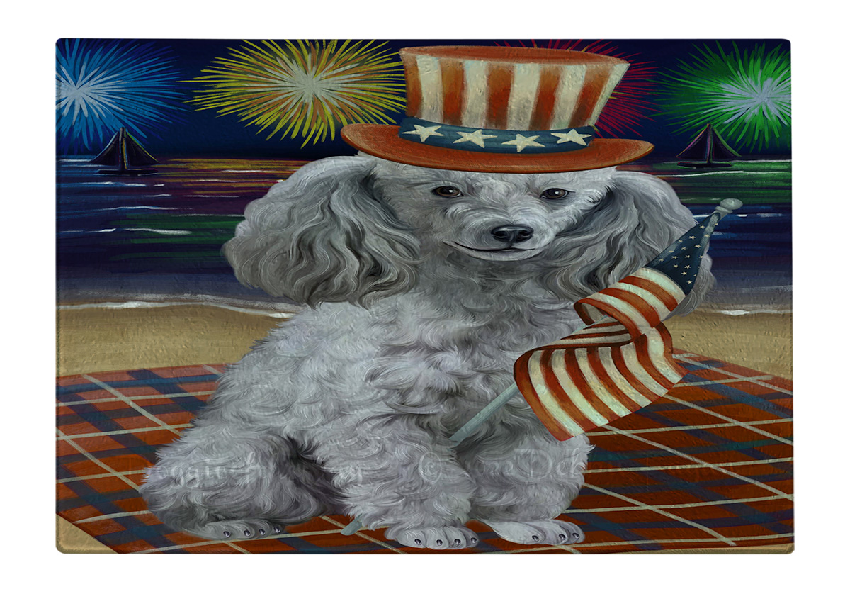 Tabla de cortar caniche perro vidrio templado cocina personalizada nueva con etiquetas - Imagen 70 de 133