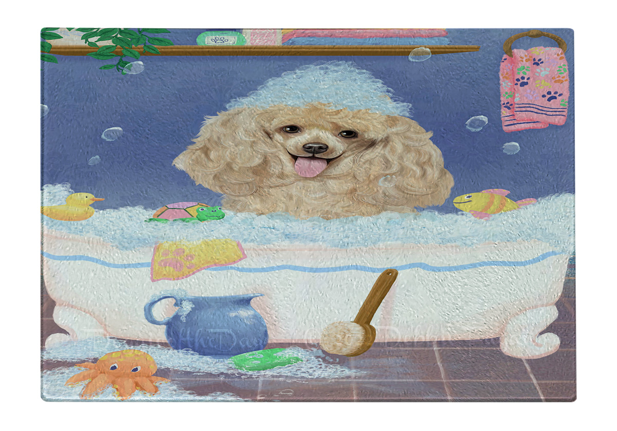 Tabla de cortar caniche perro vidrio templado cocina personalizada nueva con etiquetas - Imagen 78 de 133