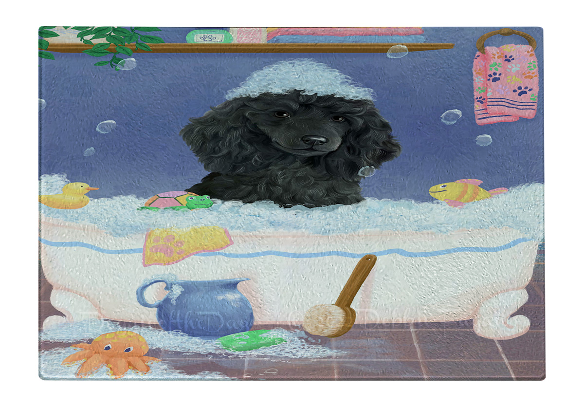 Tabla de cortar caniche perro vidrio templado cocina personalizada nueva con etiquetas - Imagen 79 de 133