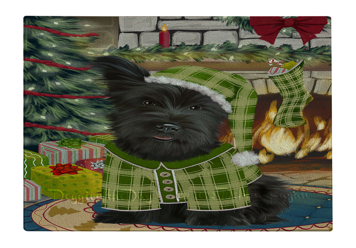 Skye Terrier Hund Schneidebrett Hartglas Personalisiert Individuell Weihnachten Neu mit Etikett - Bild 33 von 53