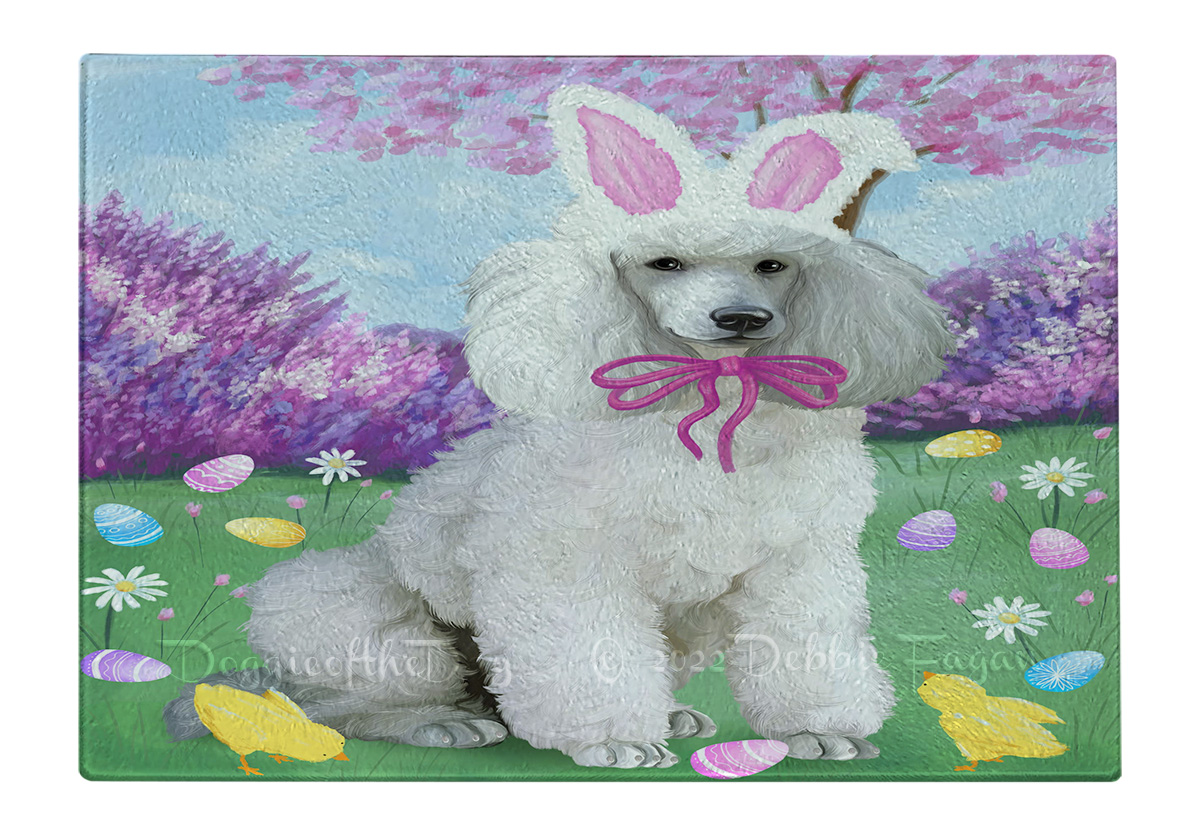 Tabla de cortar caniche perro vidrio templado cocina personalizada nueva con etiquetas - Imagen 80 de 133