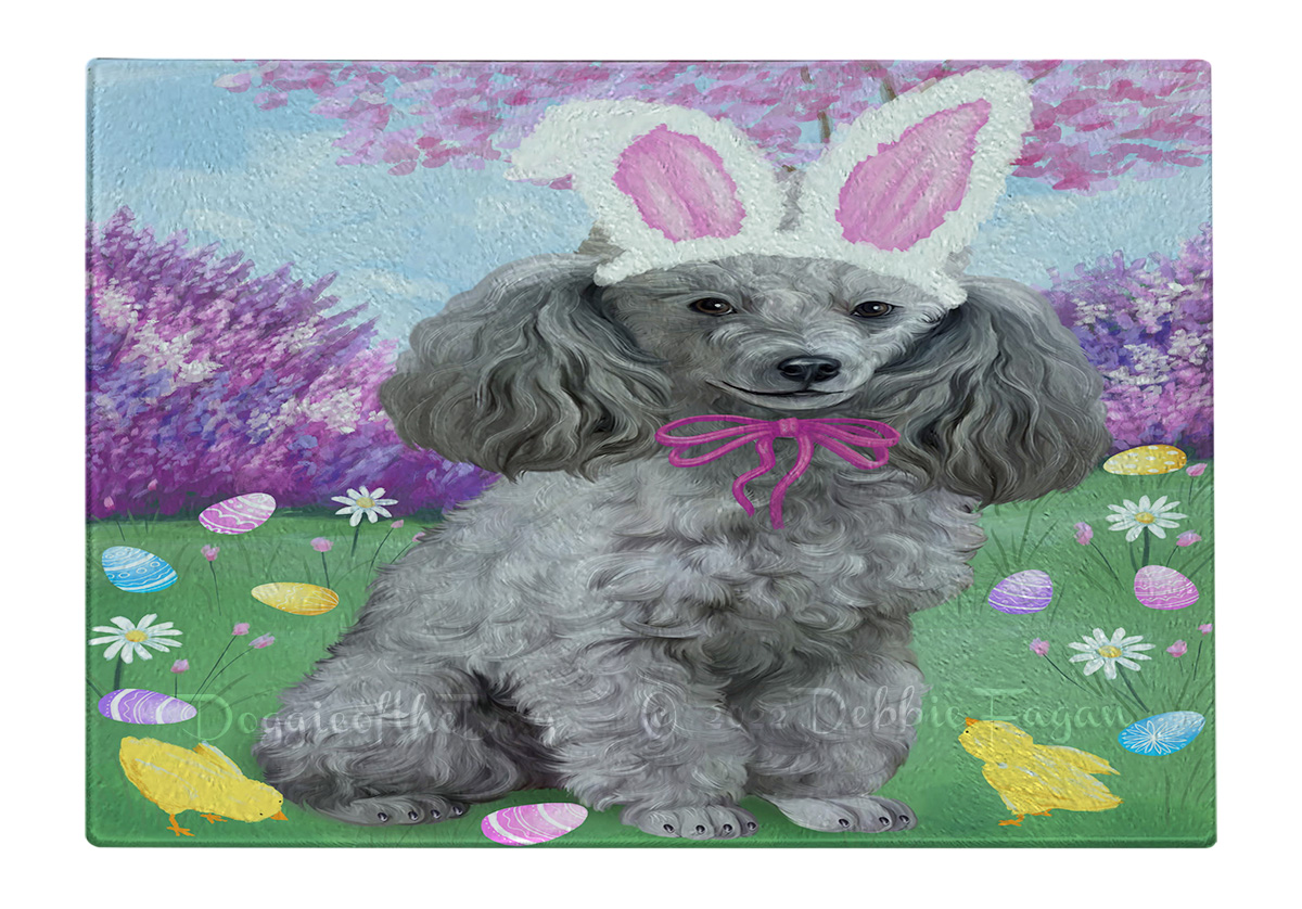 Tabla de cortar caniche perro vidrio templado cocina personalizada nueva con etiquetas - Imagen 81 de 133