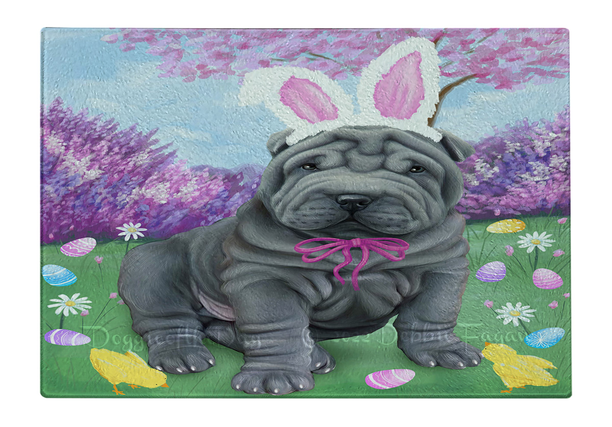 Shar Pei Dog Cutting Board Tempered Glass Personalized Kitchen Custom NWT - Picture 73 of 109