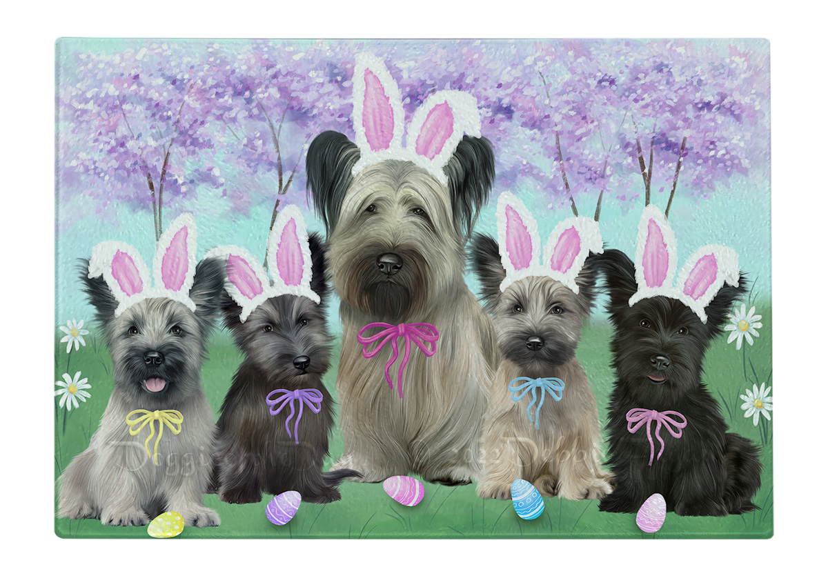 Skye Terrier Hund Schneidebrett Hartglas Personalisiert Küche Individuell Neu mit Etikett - Bild 19 von 72