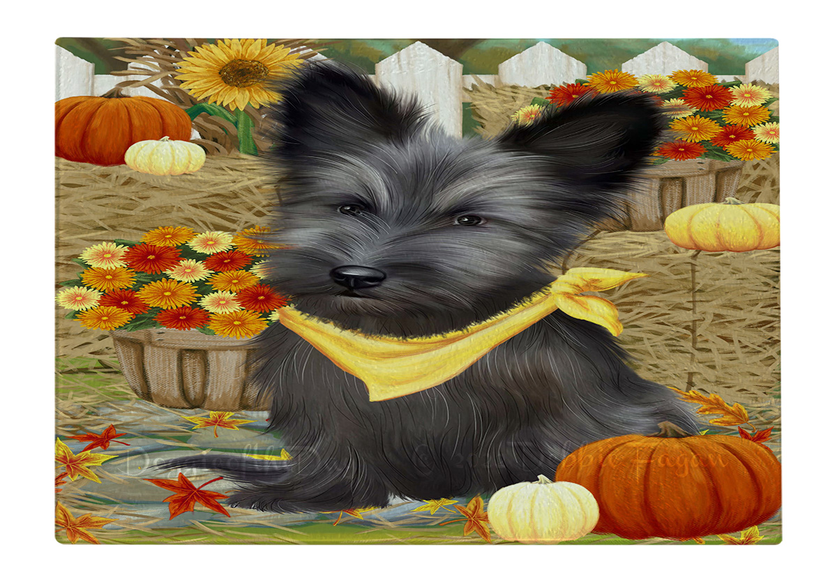 Skye Terrier Hund Schneidebrett Hartglas Personalisiert Küche Individuell Neu mit Etikett - Bild 38 von 72