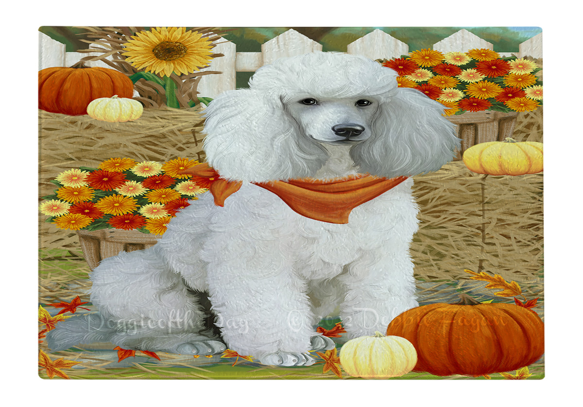 Tabla de cortar caniche perro vidrio templado cocina personalizada nueva con etiquetas - Imagen 52 de 133