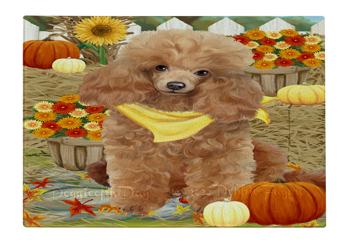 Tabla de cortar caniche perro vidrio templado cocina personalizada nueva con etiquetas - Imagen 54 de 133