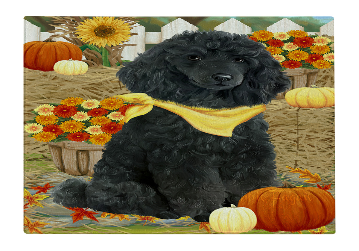 Tabla de cortar caniche perro vidrio templado cocina personalizada nueva con etiquetas - Imagen 55 de 133