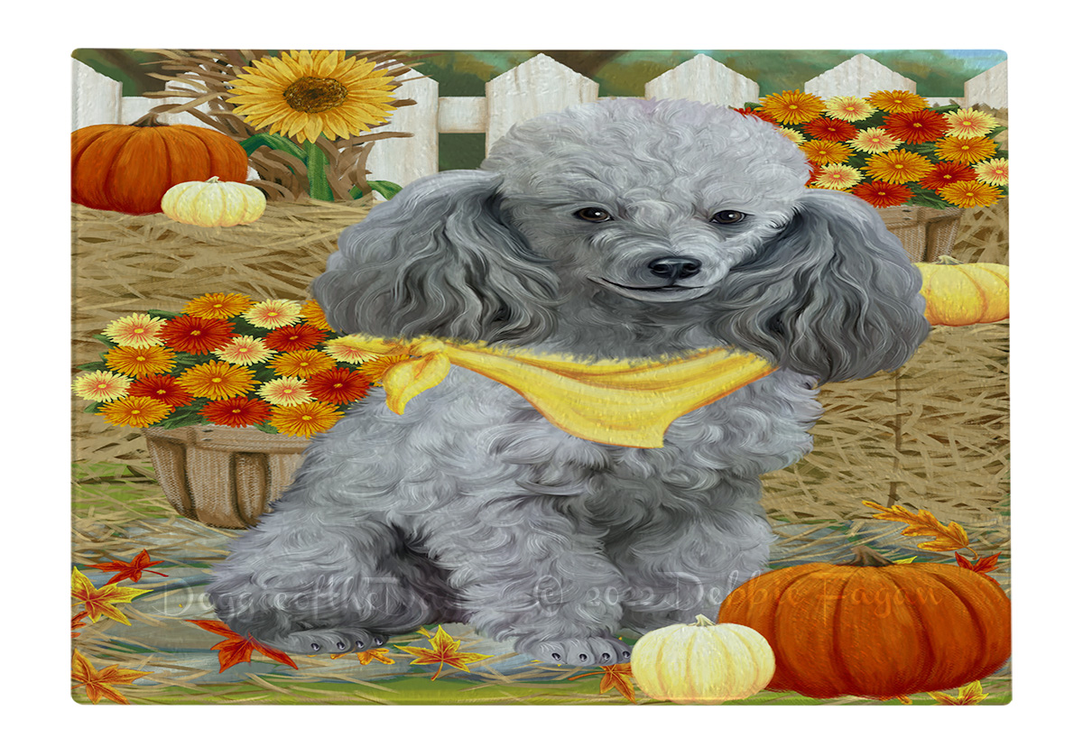 Tabla de cortar caniche perro vidrio templado cocina personalizada nueva con etiquetas - Imagen 56 de 133