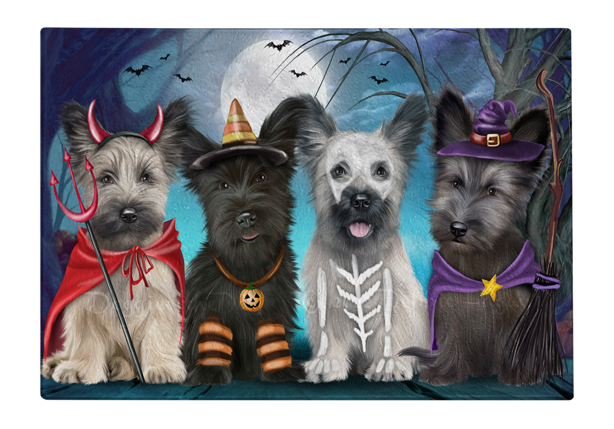 Skye Terrier Hund Schneidebrett Hartglas Personalisiert Küche Individuell Neu mit Etikett - Bild 72 von 72