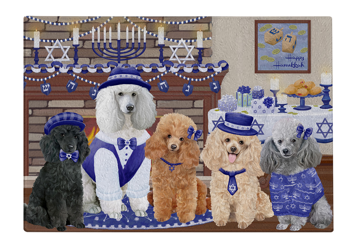 Tabla de cortar caniche perro vidrio templado cocina personalizada nueva con etiquetas - Imagen 31 de 133