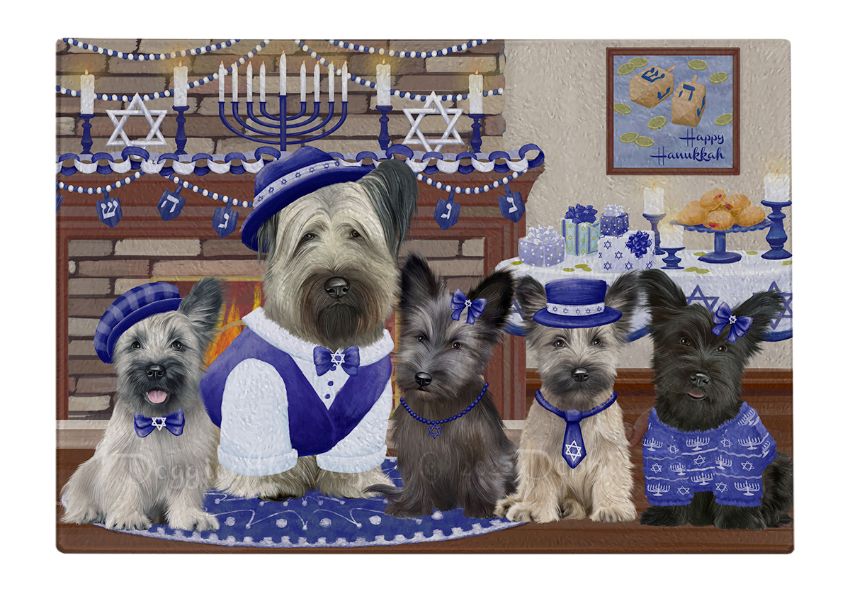 Skye Terrier Hund Schneidebrett Hartglas Personalisiert Küche Individuell Neu mit Etikett - Bild 26 von 72