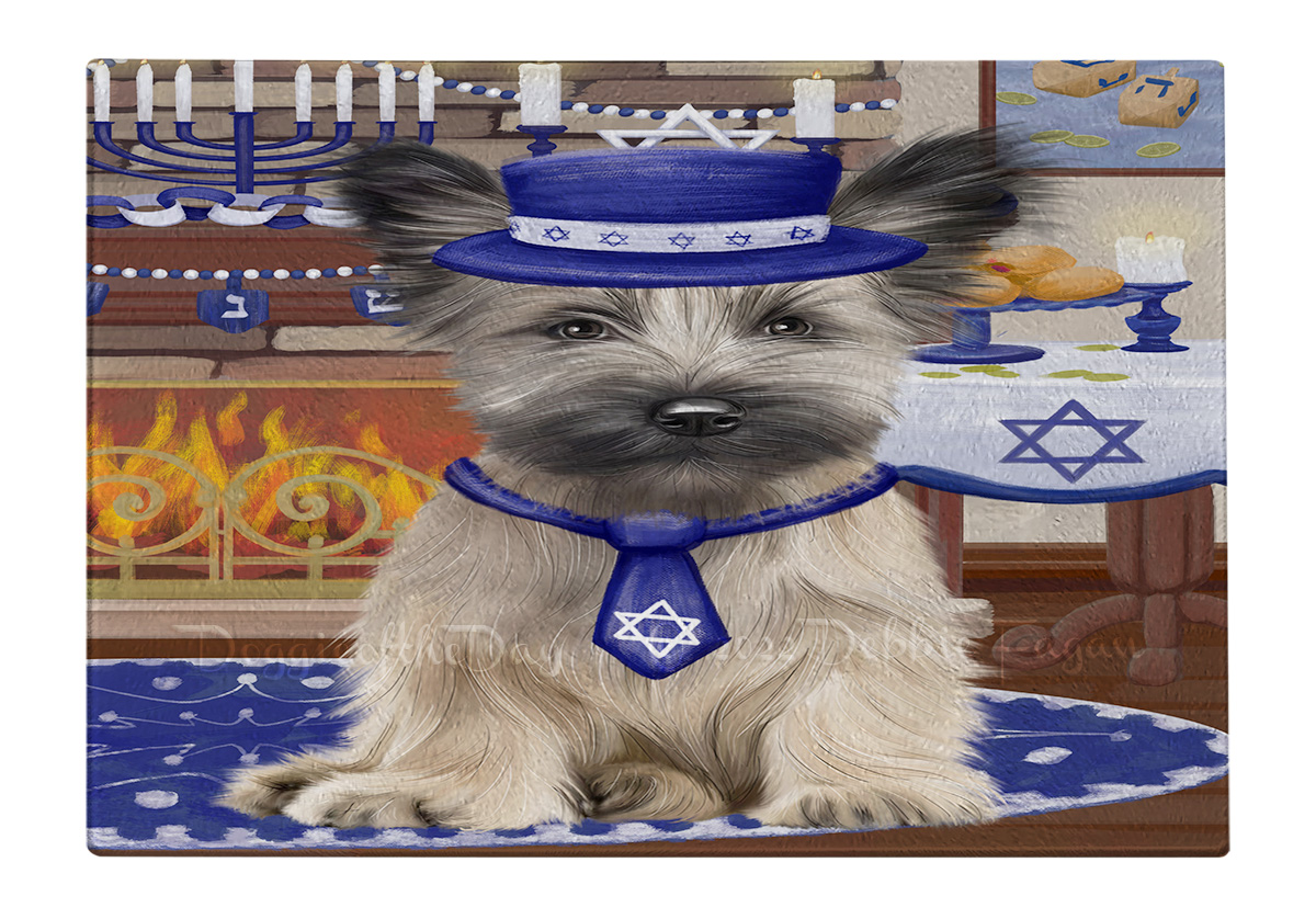Skye Terrier Hund Schneidebrett Hartglas Personalisiert Küche Individuell Neu mit Etikett - Bild 27 von 72
