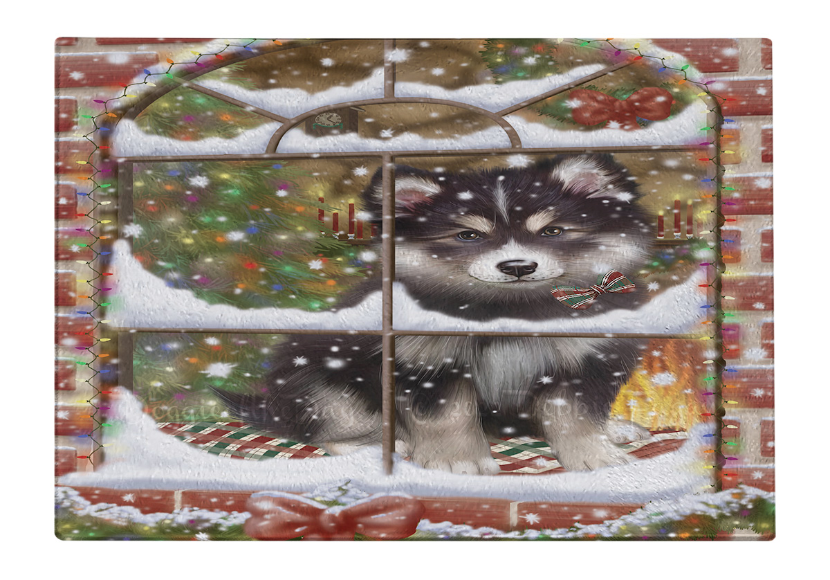 Finnish Lapphund Dog Cutting Board Tempered Glass Personalized Christmas NWT - Picture 27 of 49