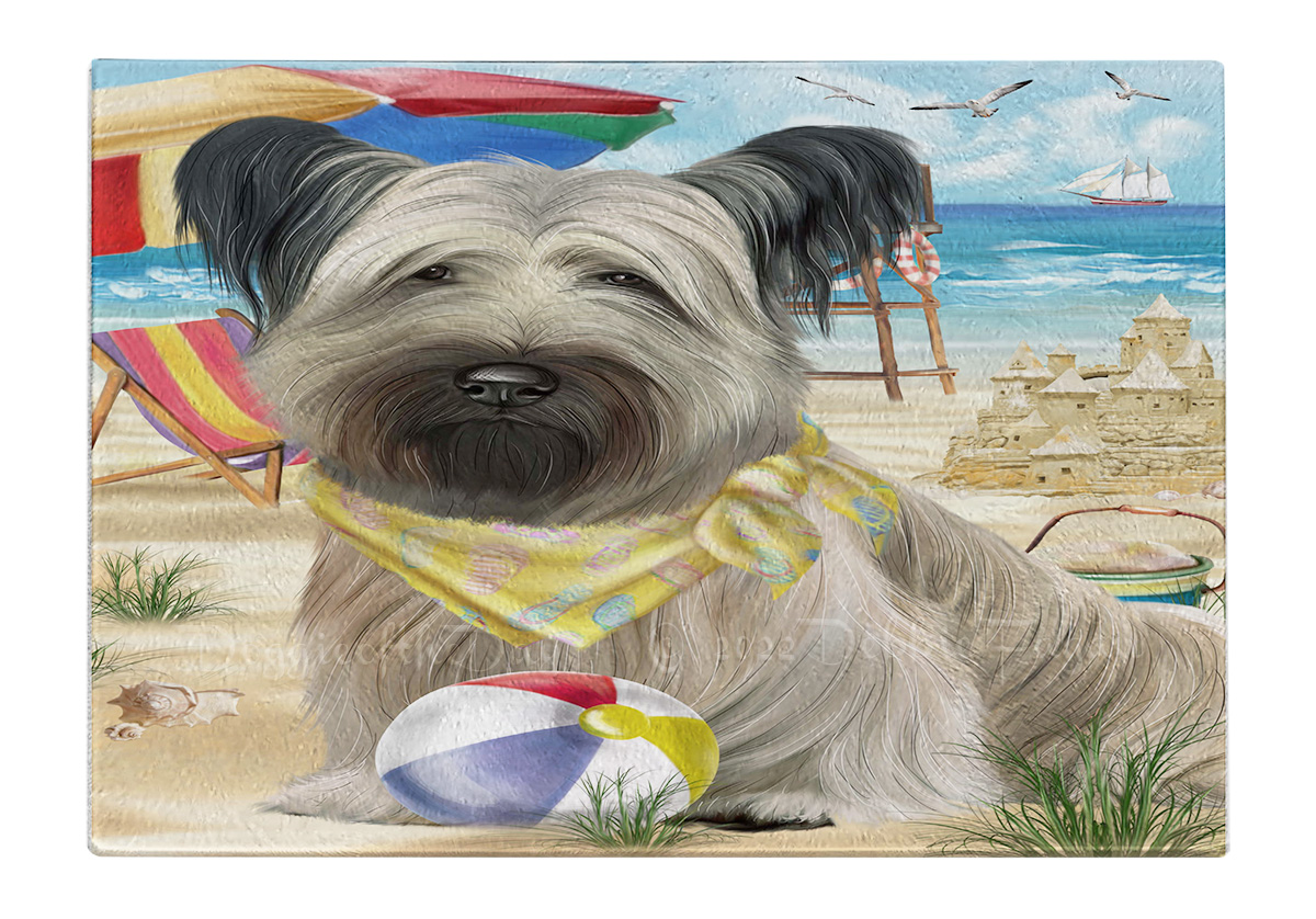 Skye Terrier Hund Schneidebrett Hartglas Personalisiert Küche Individuell Neu mit Etikett - Bild 40 von 72