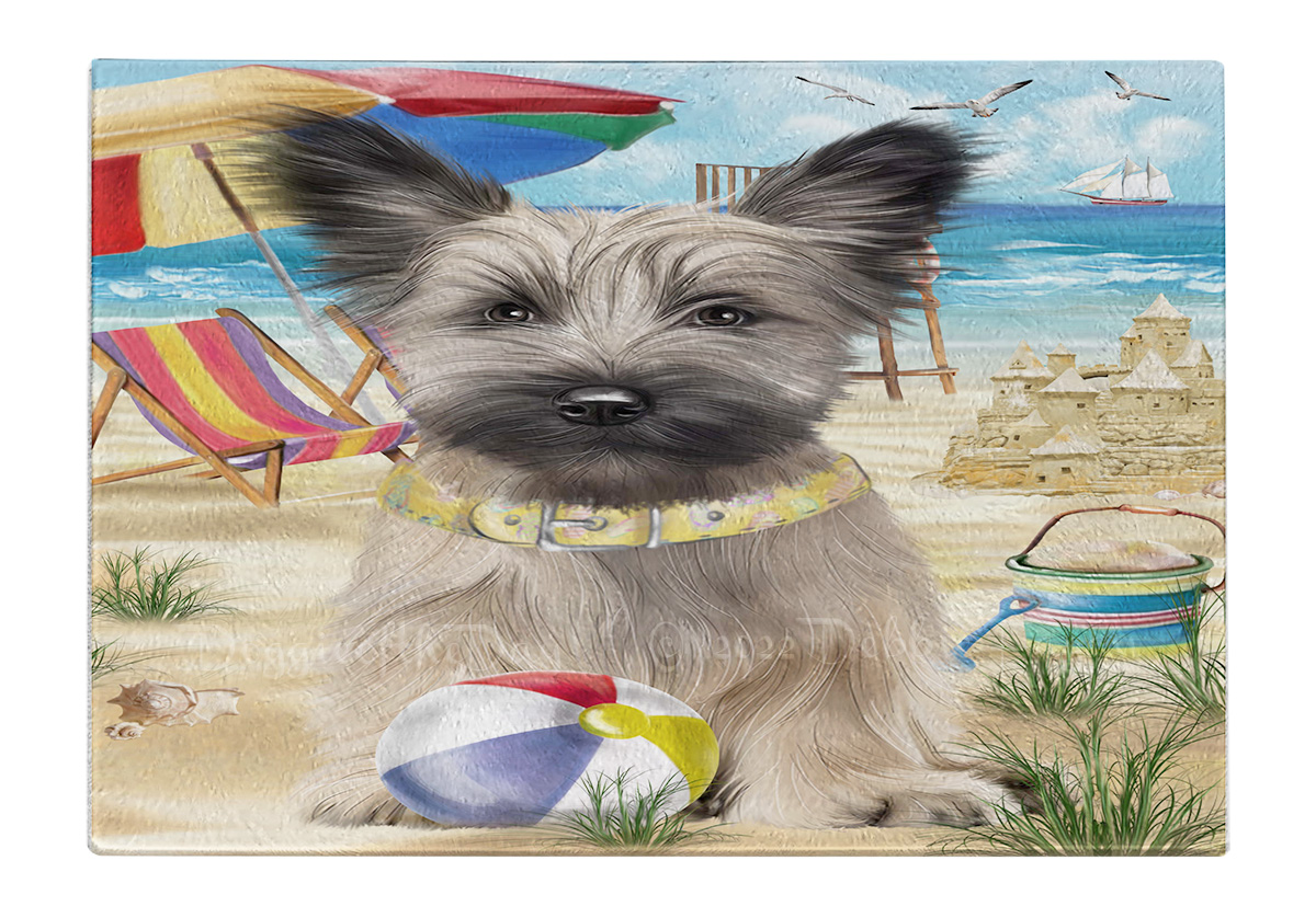 Skye Terrier Hund Schneidebrett Hartglas Personalisiert Küche Individuell Neu mit Etikett - Bild 42 von 72