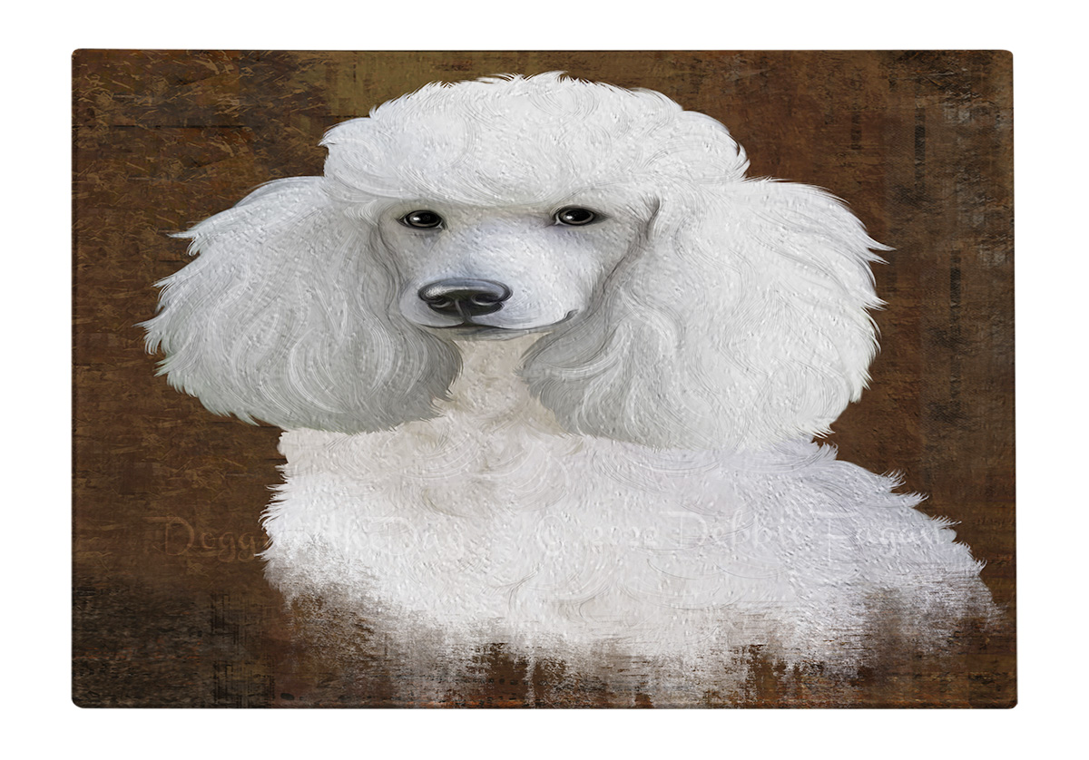 Tabla de cortar caniche perro vidrio templado cocina personalizada nueva con etiquetas - Imagen 42 de 133