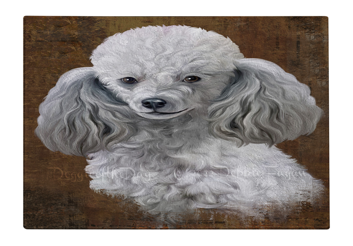 Tabla de cortar caniche perro vidrio templado cocina personalizada nueva con etiquetas - Imagen 44 de 133