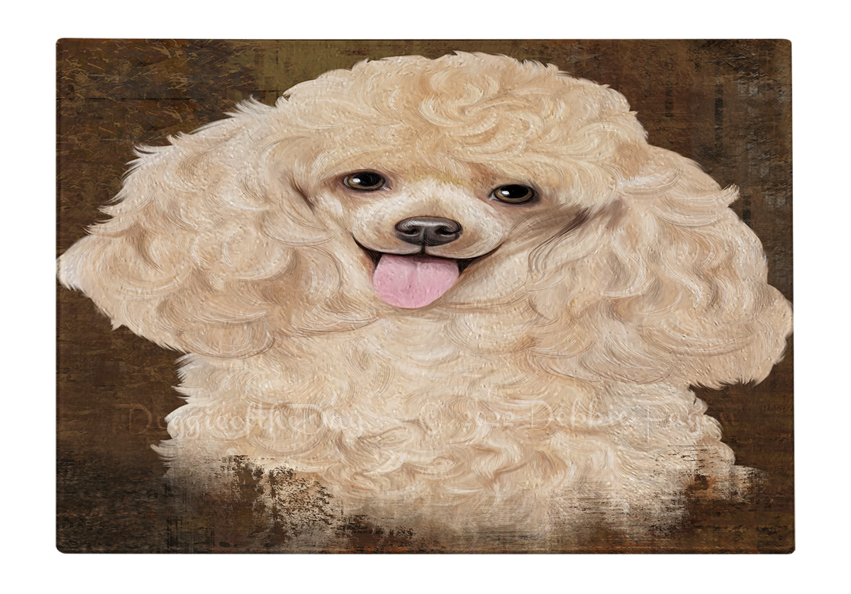 Tabla de cortar caniche perro vidrio templado cocina personalizada nueva con etiquetas - Imagen 45 de 133