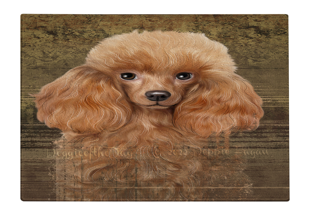 Tabla de cortar caniche perro vidrio templado cocina personalizada nueva con etiquetas - Imagen 48 de 133