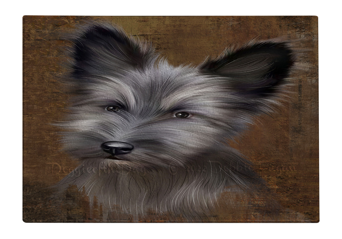 Skye Terrier Hund Schneidebrett Hartglas Personalisiert Küche Individuell Neu mit Etikett - Bild 33 von 72