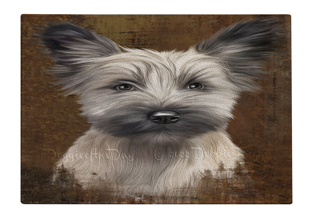 Skye Terrier Hund Schneidebrett Hartglas Personalisiert Küche Individuell Neu mit Etikett - Bild 34 von 72