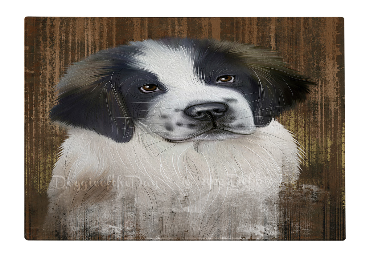 Saint Bernard Dog Cutting Board Tempered Glass Personalized Kitchen Custom NWT - Picture 43 of 81