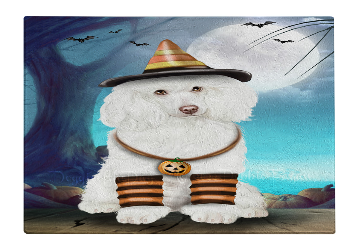 Tabla de cortar caniche perro vidrio templado cocina personalizada nueva con etiquetas - Imagen 58 de 133