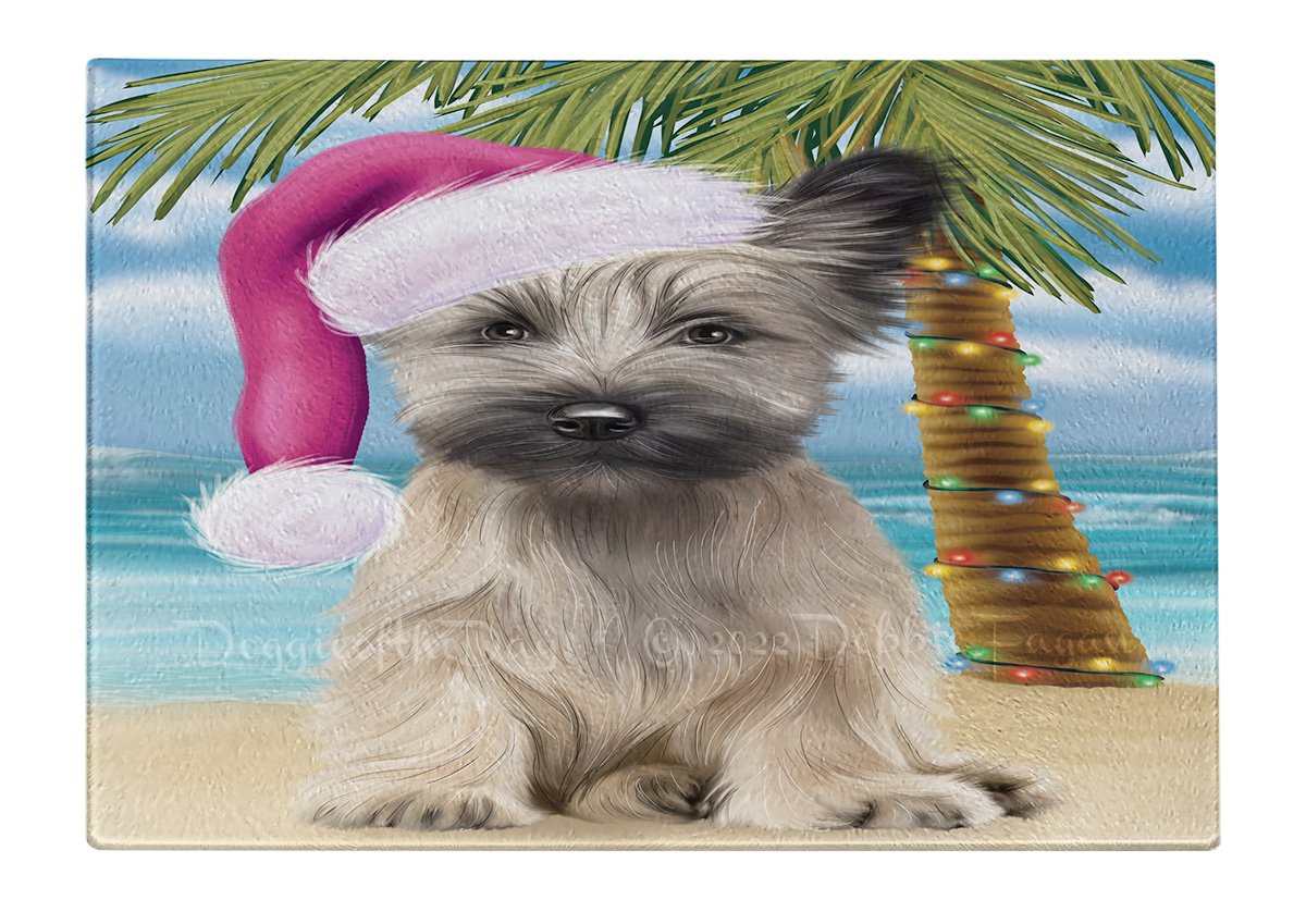 Skye Terrier Hund Schneidebrett Hartglas Personalisiert Individuell Weihnachten Neu mit Etikett - Bild 44 von 53