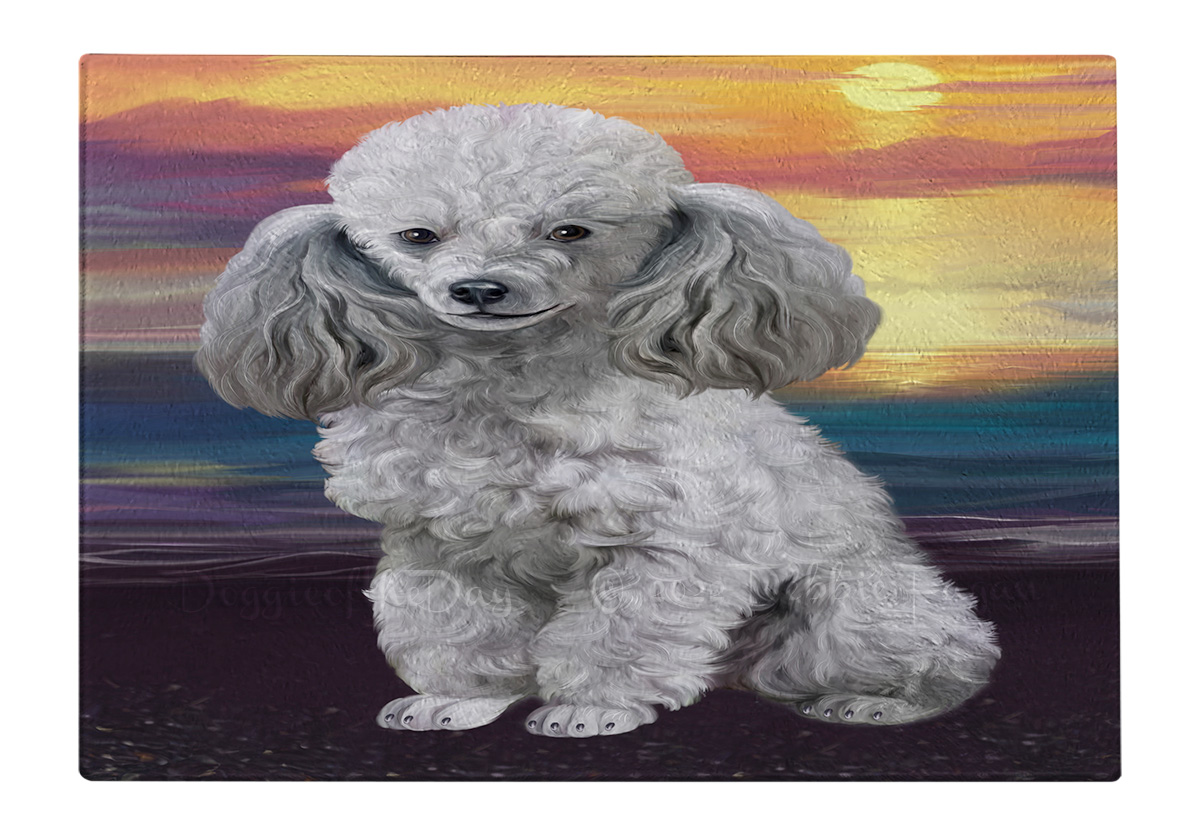 Tabla de cortar caniche perro vidrio templado cocina personalizada nueva con etiquetas - Imagen 97 de 133