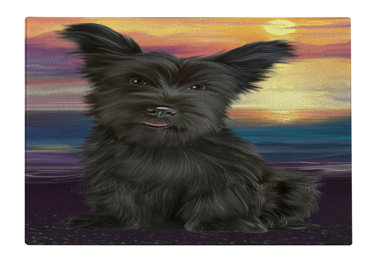 Skye Terrier Hund Schneidebrett Hartglas Personalisiert Küche Individuell Neu mit Etikett - Bild 56 von 72