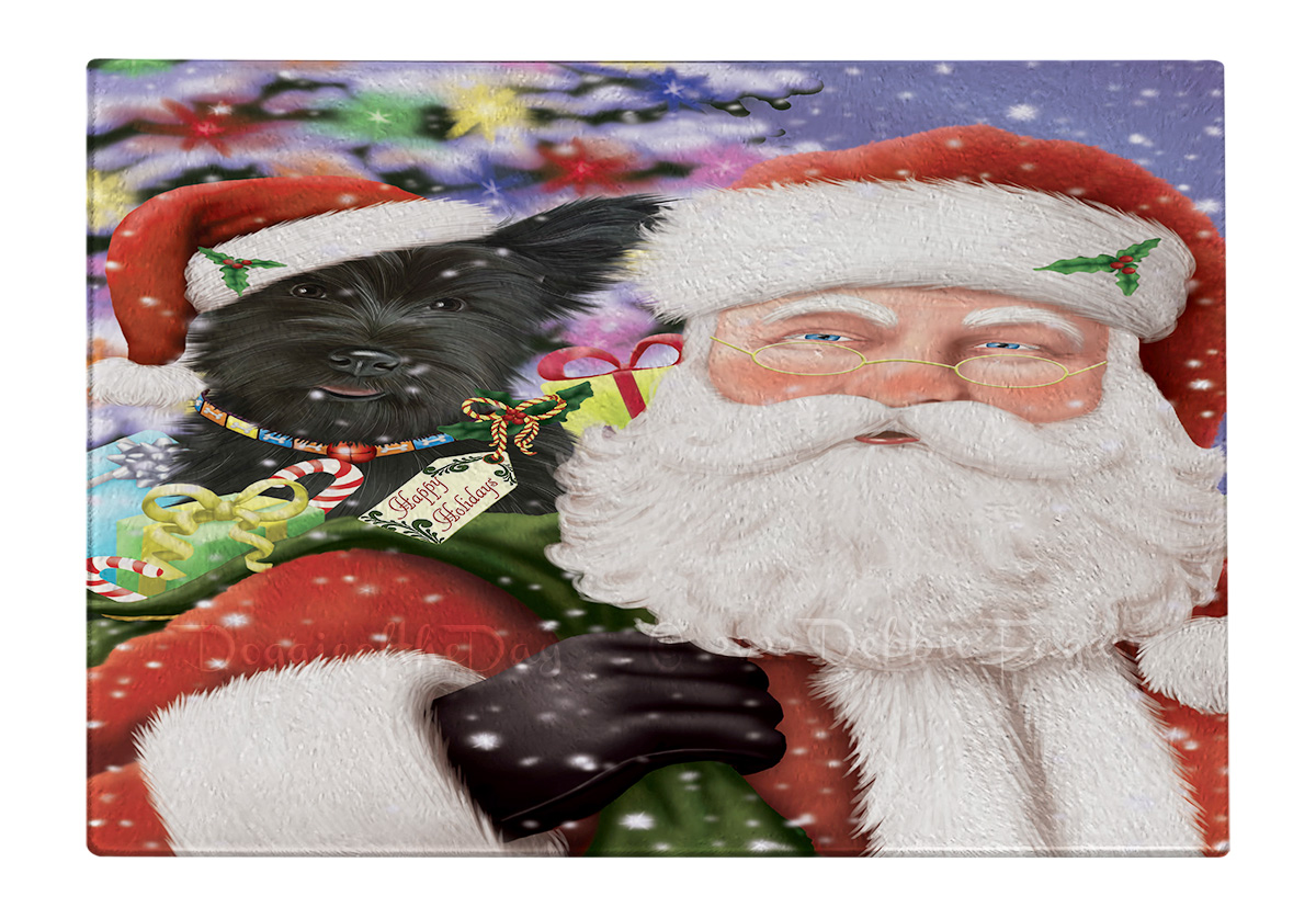Skye Terrier Hund Schneidebrett Hartglas Personalisiert Individuell Weihnachten Neu mit Etikett - Bild 46 von 53