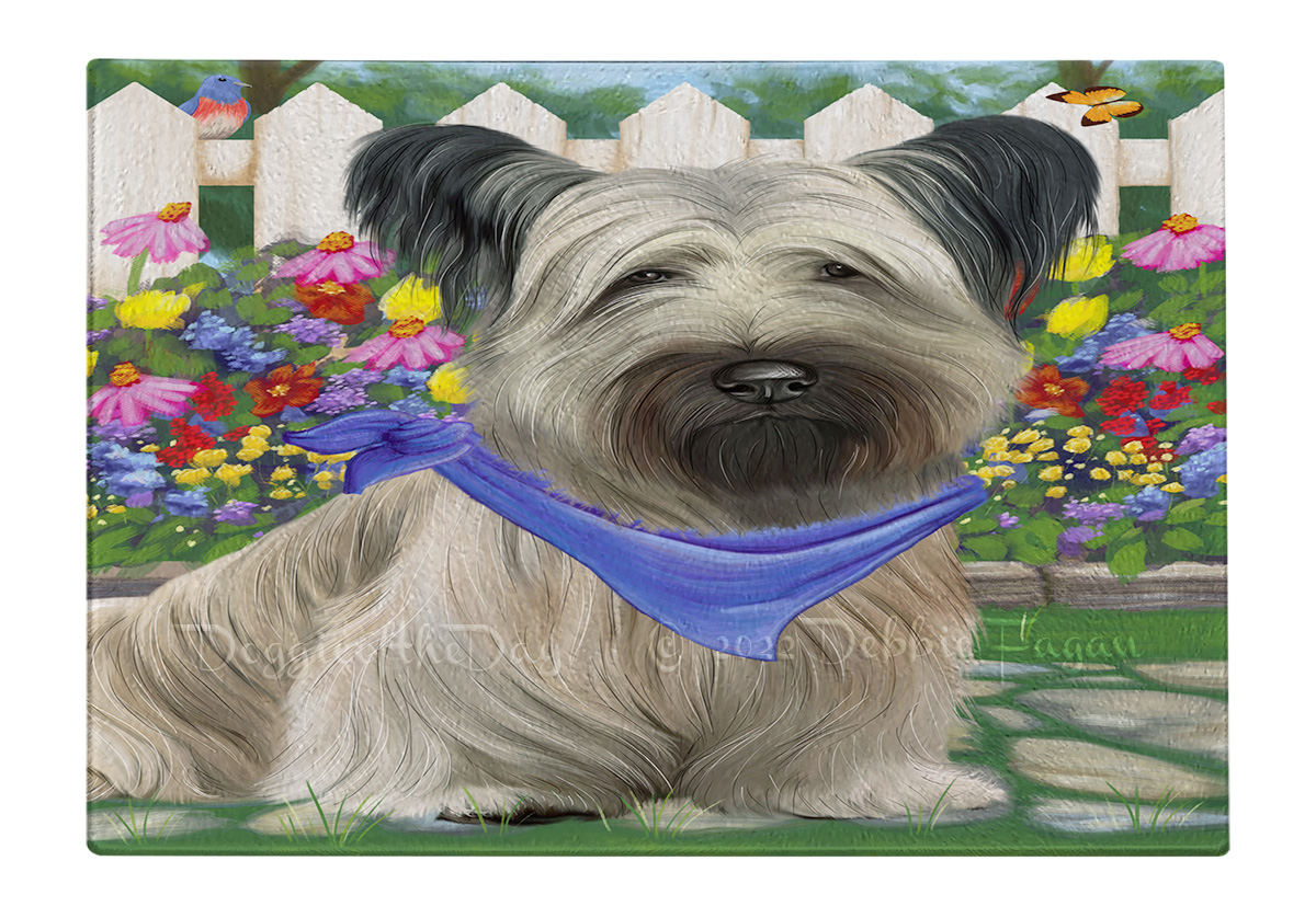 Skye Terrier Hund Schneidebrett Hartglas Personalisiert Küche Individuell Neu mit Etikett - Bild 59 von 72