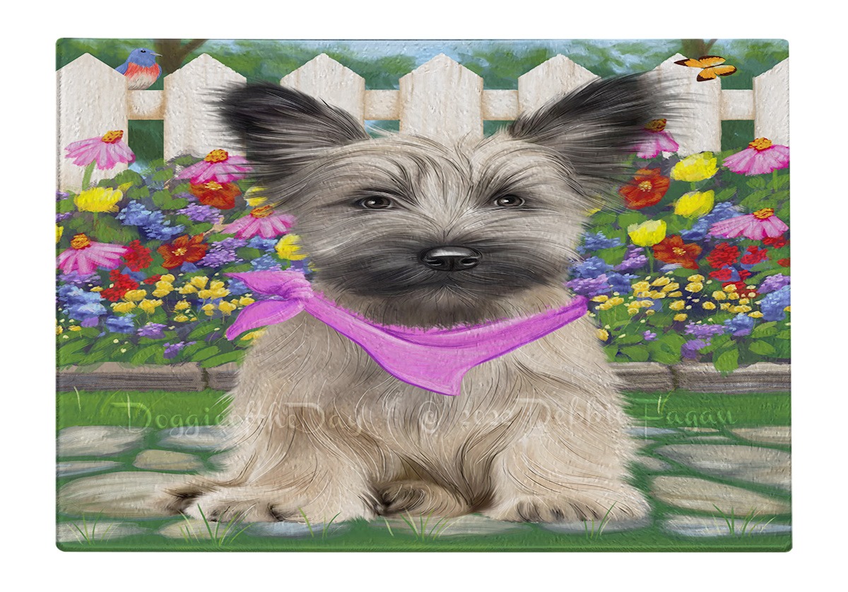 Skye Terrier Hund Schneidebrett Hartglas Personalisiert Küche Individuell Neu mit Etikett - Bild 60 von 72