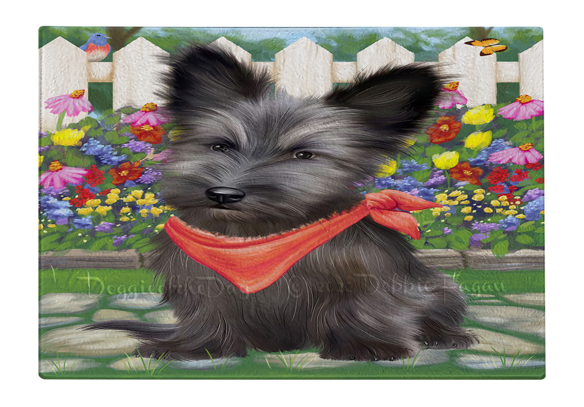 Skye Terrier Hund Schneidebrett Hartglas Personalisiert Küche Individuell Neu mit Etikett - Bild 61 von 72