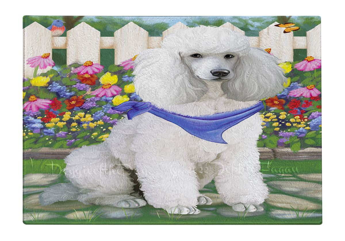 Tabla de cortar caniche perro vidrio templado cocina personalizada nueva con etiquetas - Imagen 101 de 133