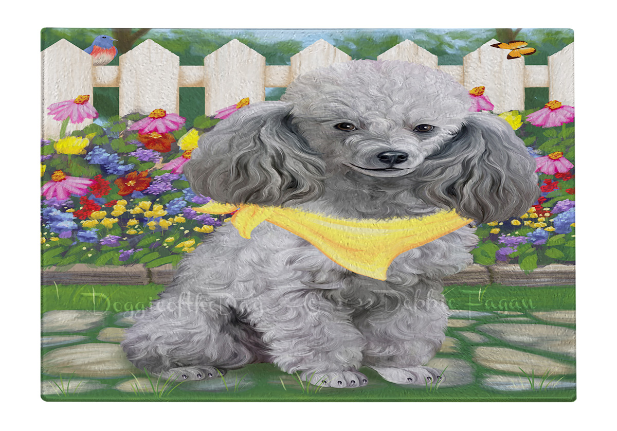 Tabla de cortar caniche perro vidrio templado cocina personalizada nueva con etiquetas - Imagen 102 de 133