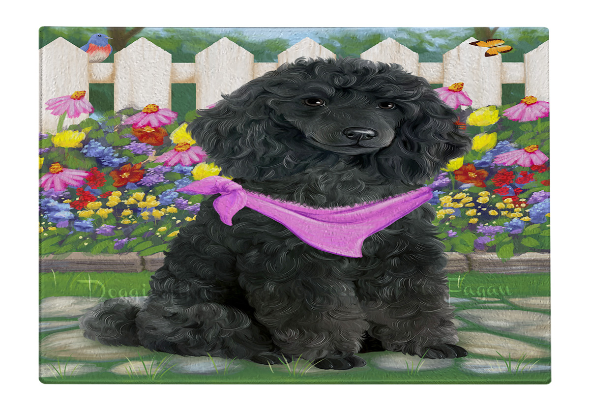 Tabla de cortar caniche perro vidrio templado cocina personalizada nueva con etiquetas - Imagen 103 de 133