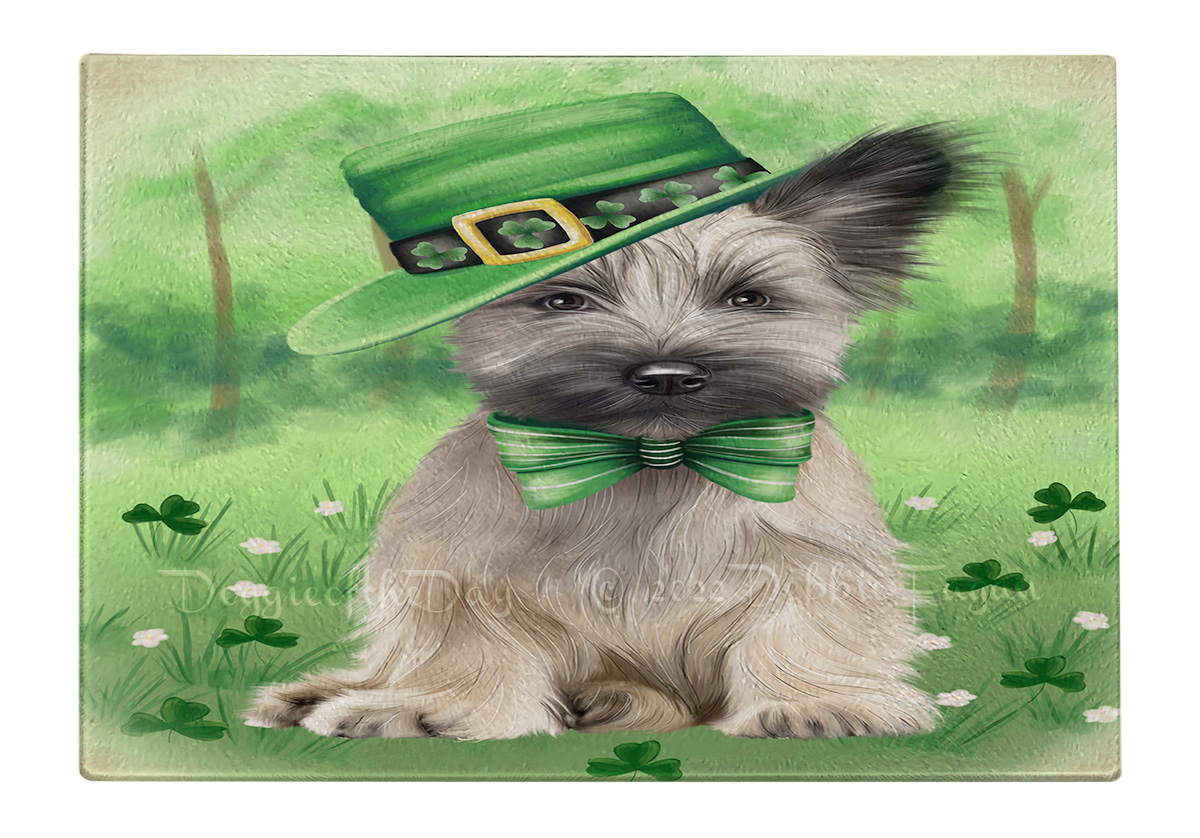 Skye Terrier Hund Schneidebrett Hartglas Personalisiert Küche Individuell Neu mit Etikett - Bild 64 von 72