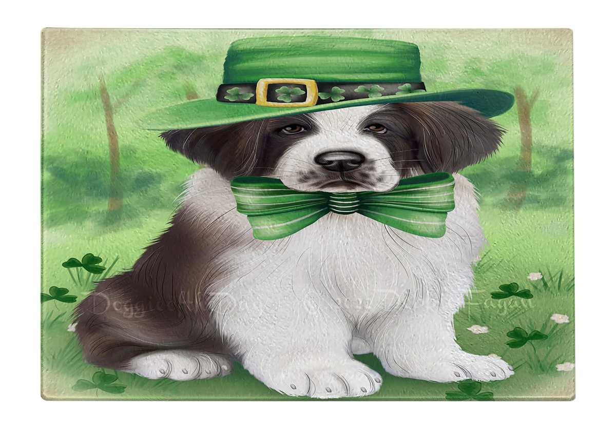 Saint Bernard Dog Cutting Board Tempered Glass Personalized Kitchen Custom NWT - Picture 73 of 81